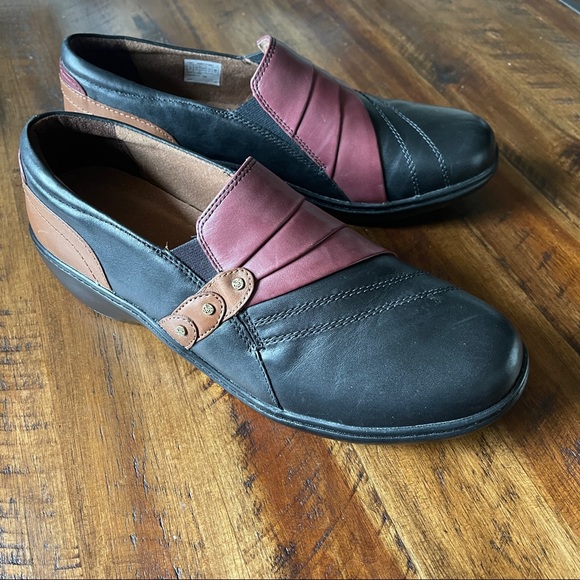 Aravon Danielle AR Multi Colored Slip On Shoes 11 - Picture 2 of 7